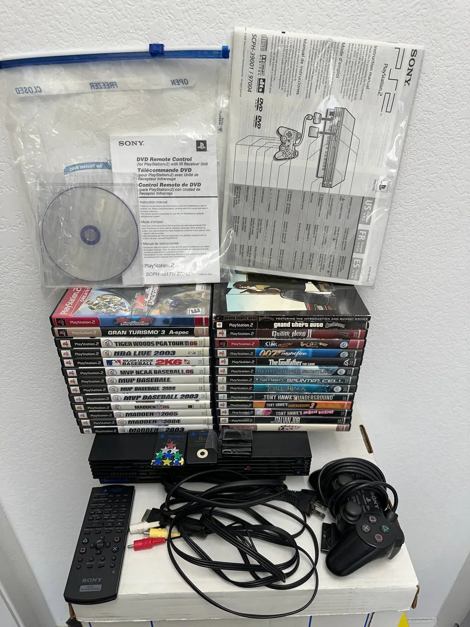 Sony PlayStation 2 (Fat) Ultimate Bundle - 27 Games